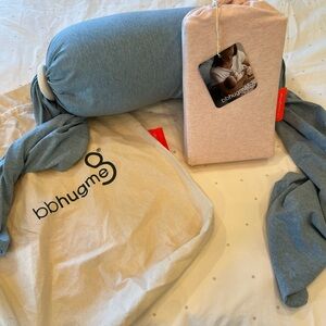 bbhugme Nursing Support Pillow Set - Blue and Pink